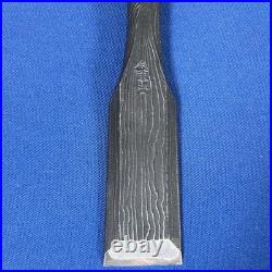 Tasai Japanese Damascus Bench Chisels Wakizashi Nomi 27mm 2-Hollows Rosewood New