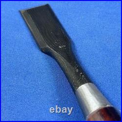 Tasai Japanese Damascus Bench Chisels Wakizashi Nomi 27mm 2-Hollows Rosewood New