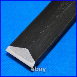 Tasai Japanese Damascus Dovetail Chisel Wakizashi Nomi 24mm Blue Steel Rosewood