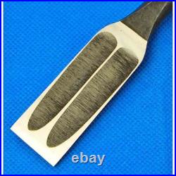 Tasai Japanese Dovetail Bench Chisels Shinogi Wakizashi Nomi 24mm 2-Hollows Case
