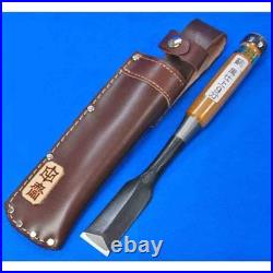 Tasai Japanese Dovetail Bench Chisels Shinogi Wakizashi Nomi 27mm 2-Hollows Case