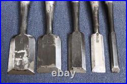 Tasai Japanese Timber Chisels Oire Nomi 5sets Used