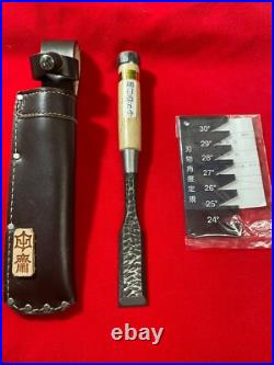 Tasai Japanese Wood Chisel oire nomiWakizashi nomi 24mm hammered mark Tasai Japanese Wood Chisel oire nomiWakizashi nomi 24mm hammered mark