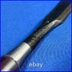 Tasai Michio Japanese Bench Chisels Wakisashi Nomi 24mm 2Hollows Ura Damascus