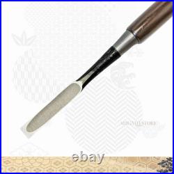 Tasai Mokume Oire Nomi 12mm Japanese Chisel Shitan Handle Hand-Forged Woodgrain