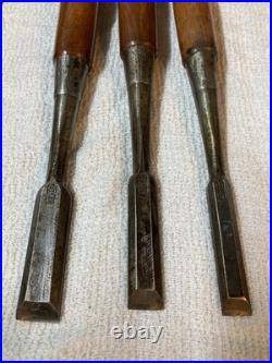 Tasai Oire Nomi Japanese Bench Chisel 10pcs Set Betsuchi Used with Box