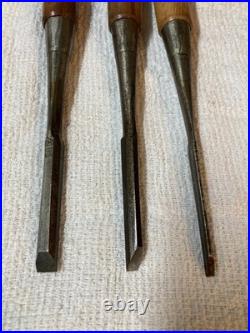 Tasai Oire Nomi Japanese Bench Chisel 10pcs Set Betsuchi Used with Box