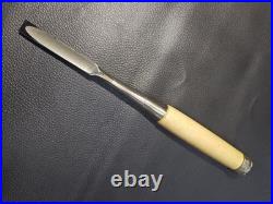 Tasai Oire Nomi Japanese Bench Chisel 9mm Blue Steel White Oak Polised finish