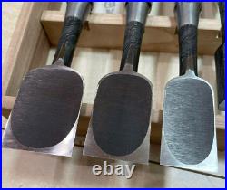 Tasai Oire Nomi Japanese Bench Chisel Multi Hollow Special Set of 11 Damascus JP