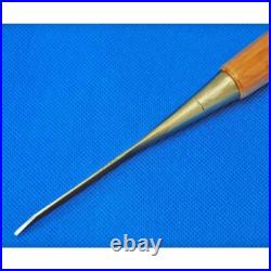Tasai Oire Nomi Japanese Bench Chisel Polished Finish Blue Steel Red Oak