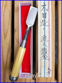 Tasai Oire Nomi Japanese Bench Chisel Suminagashi Blue Steel 24mm Gumiwood New