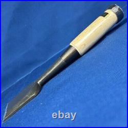 Tasai Oire Nomi Japanese Bench Chisels 60mm / 225mm Black Finish Akio Made New