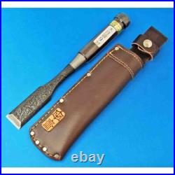 Tasai Oire Nomi Japanese Bench Chisels Damascus 2 hollows Rosewood 27mm With Case