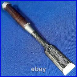 Tasai Oire Nomi Japanese Bench Chisels Damascus Rosewood 24mm