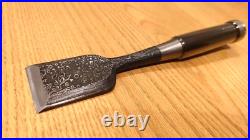 Tasai Oire Nomi Japanese Bench Chisels Tenmoku Damascus 42mm Rosewood Handle