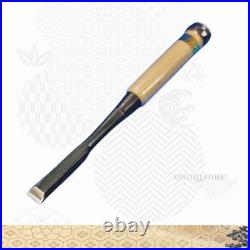 Tasai Yamagene Black Finish Oire Nomi 15mm White Oak Handle Japanese Chisel