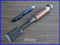 Tenshukaku Oire Nomi Japanese Bench Chisels Suminagashi 36mm Rosewood Unused