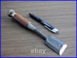 Tenshukaku Oire Nomi Japanese Bench Chisels Suminagashi 36mm Rosewood Unused