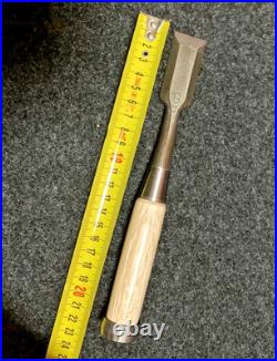 Terukatsu Japanese Bench Chisel Oire Nomi White oak 24mm / 225mm Unused