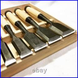 Terukatsu Oire Nomi Japanese Mentori Bench Chisels Set of 10 Yoita Echigo New