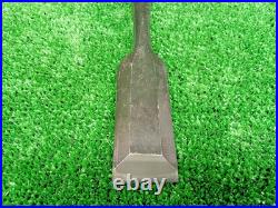 Toshiei Japanese Bench Chisel Oire Nomi Red oak 36mm White Steel #2 Unused