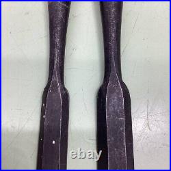 Tsuguhiro Oire Nomi Japanese Bench Chisel Set of 10 Mulch Hollows Ura Ebony Used