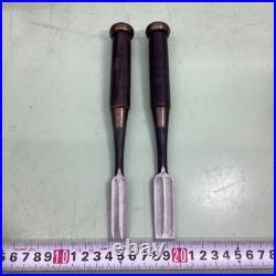 Tsuguhiro Oire Nomi Japanese Bench Chisel Set of 10 Mulch Hollows Ura Ebony Used