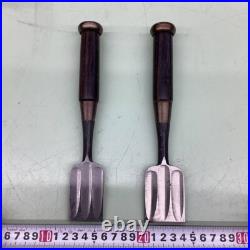 Tsuguhiro Oire Nomi Japanese Bench Chisel Set of 10 Mulch Hollows Ura Ebony Used