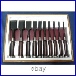 Tsuki Ichihiro Japanese Bench Chisel Oire Nomi Set of 10 Yamasaki Isamu Kadouchi Tsuki Ichihiro Japanese Bench Chisel Oire Nomi Set of 10 Yamasaki Isamu Kadouchi