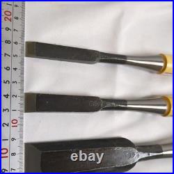 Umehiro Japanese Chisel Set 4pc Oire Nomi Carpenter Tool Woodworking