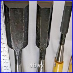 Umehiro Oire Nomi Japanese Bench Chisels Set of 4 Unused