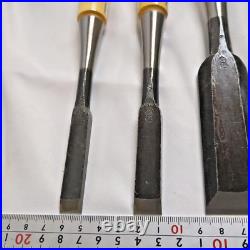 Umehiro Oire Nomi Japanese Bench Chisels Set of 4 Unused