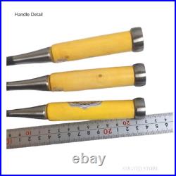 Umehiro Oire Nomi Japanese Chisel Set of 3 Unused, Hand-forged Carpenter Tools