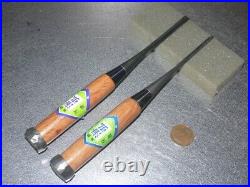 Umihiro Oire Nomi Japanese Bench Chisel 3mm 6mm White Steel #2 Set of 2 Unused Umihiro Oire Nomi Japanese Bench Chisel 3mm 6mm White Steel #2 Set of 2 Unused
