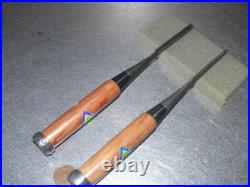 Umihiro Oire Nomi Japanese Bench Chisel 3mm 6mm White Steel #2 Set of 2 Unused Umihiro Oire Nomi Japanese Bench Chisel 3mm 6mm White Steel #2 Set of 2 Unused