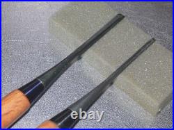 Umihiro Oire Nomi Japanese Bench Chisel 3mm 6mm White Steel #2 Set of 2 Unused Umihiro Oire Nomi Japanese Bench Chisel 3mm 6mm White Steel #2 Set of 2 Unused