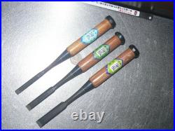 Umihiro Oire Nomi Japanese Bench Chisel 9, 12, 15mm Set of 2 White Steel #2