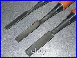 Umihiro Oire Nomi Japanese Bench Chisel 9, 12, 15mm Set of 2 White Steel #2