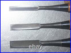 Umihiro Oire Nomi Japanese Bench Chisel 9, 12, 15mm Set of 2 White Steel #2