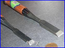 Umihiro Oire Nomi Japanese Bench Chisel Kadouchi 12mm 15mm Set of 2 Unused