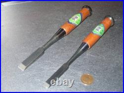 Umihiro Oire Nomi Japanese Bench Chisel Kadouchi 12mm 15mm Set of 2 Unused