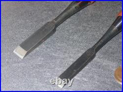 Umihiro Oire Nomi Japanese Bench Chisel Kadouchi 12mm 15mm Set of 2 Unused