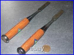 Umihiro Oire Nomi Japanese Bench Chisel Kadouchi 12mm 15mm Set of 2 Unused