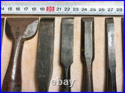 Used Japanese Chisel Nomi Professional Oire Nomi set Carpentry Tool Blade F/S015