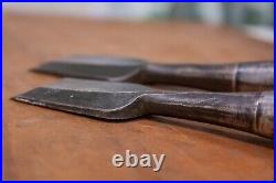 Vintage 42mm and 36mm Keiju oire nomi (japanese bench chisel) SHARP