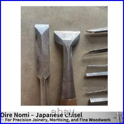 Vintage Japanese Nomi Chisel Set 15pcs Carpenter Tools Mixed Brands Non-US Buyer