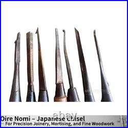 Vintage Japanese Nomi Chisel Set 15pcs Carpenter Tools Mixed Brands Non-US Buyer