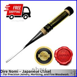 Vintage Japanese Ouchi Oire Nomi Chisel 3 mm White Oak Handle 225mm Unused