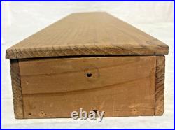 Vintage Japanese Tsuki Nomi Paring Chisel 2pcs Set with Original Wooden Box Oire