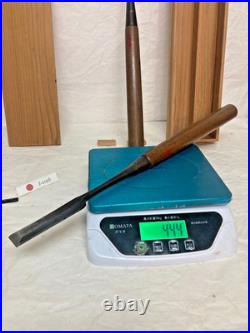 Vintage Japanese Tsuki Nomi Paring Chisel 2pcs Set with Original Wooden Box Oire